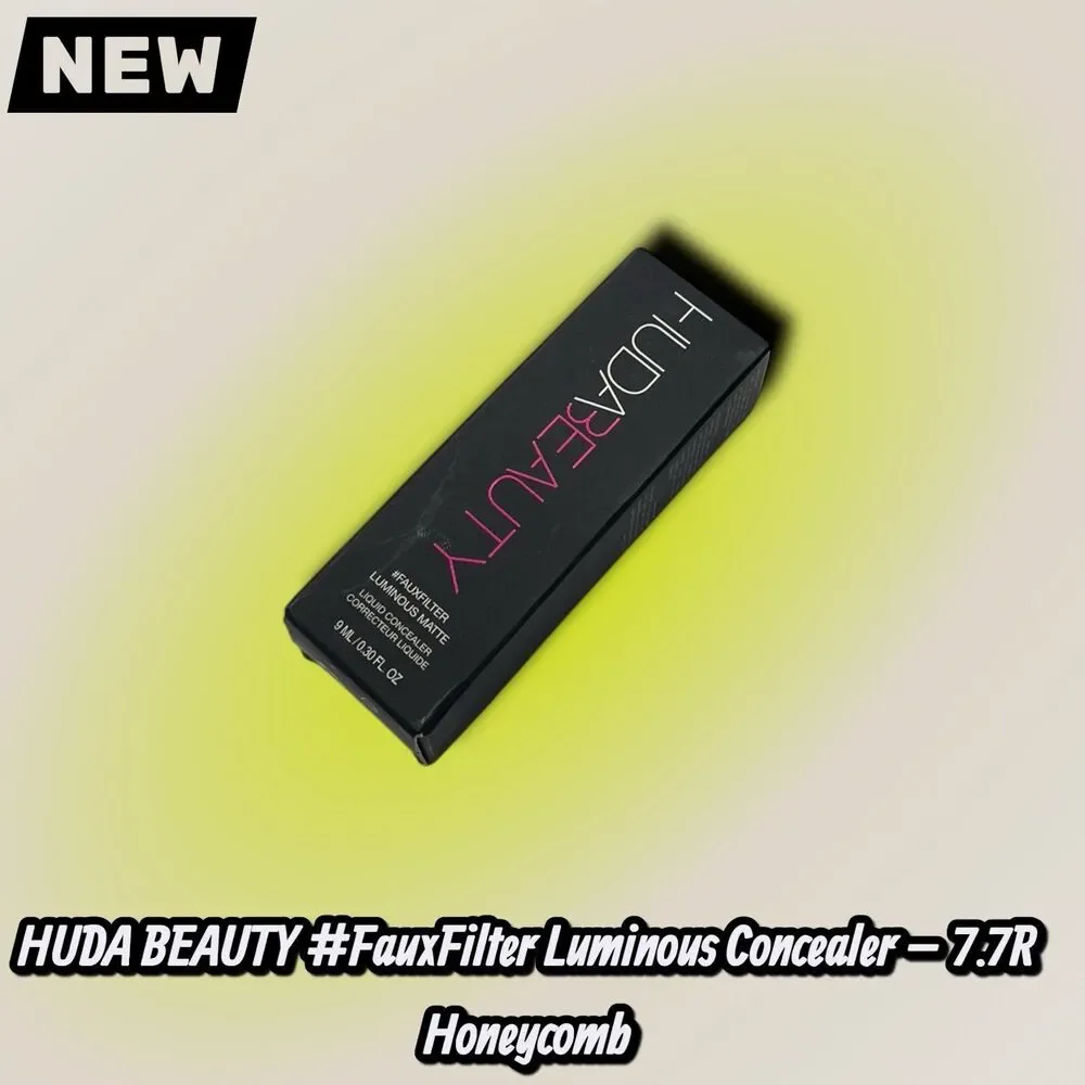NEW HUDA BEAUTY #FauxFilter Luminous Matte Buildable Coverage Crease Proof Conce